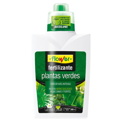 Fertilizante líquido plantas verdes