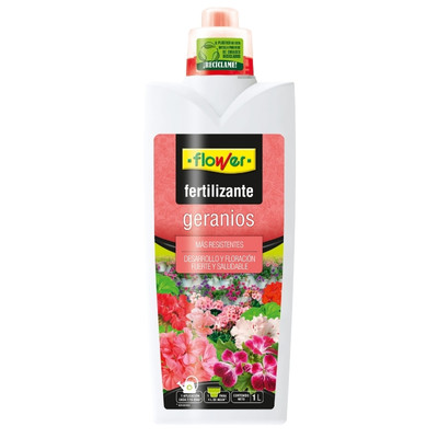 Fertilizante líquido geranios