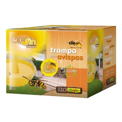 Trampa con cebo para avispas